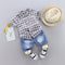 Boys summer short sleeve suit two-piece set